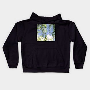 Cat On The Cloud Kids Hoodie